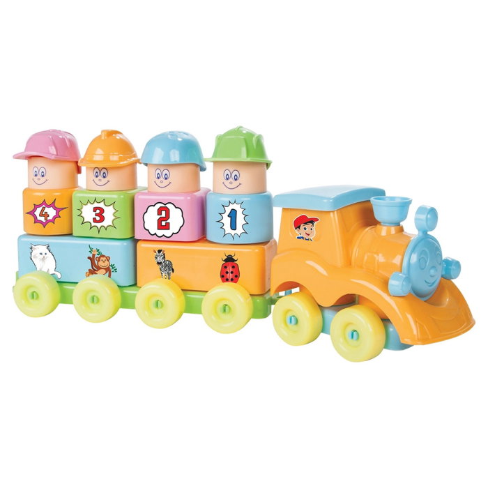 Set constructie Pilsan My First Train 33 piese 1 an + [1]