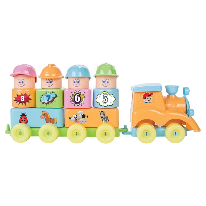 Set constructie Pilsan My First Train 33 piese 1 an + [2]