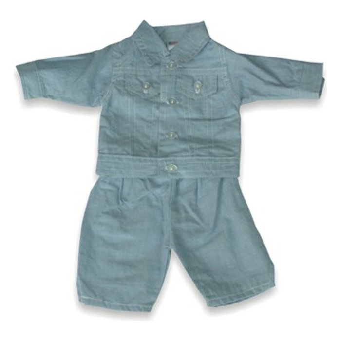 Set costum jeans pentru papusi Miniland 38-42 cm [1]