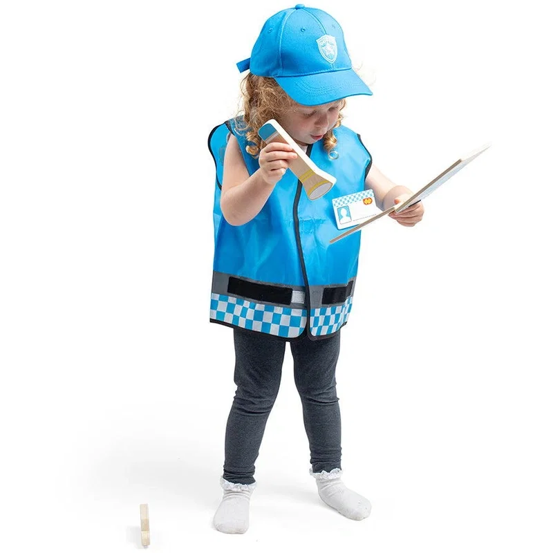 Set costum si accesorii politist (3-5 ani) BIGJIGS Toys [1]
