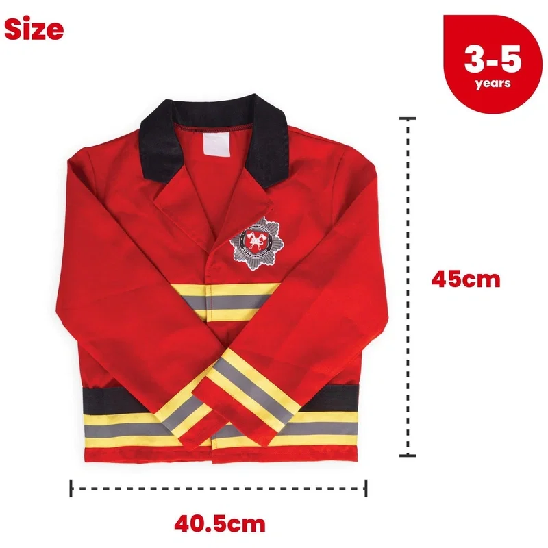 Set costum si accesorii pompier (3-5 ani) BIGJIGS Toys [3]
