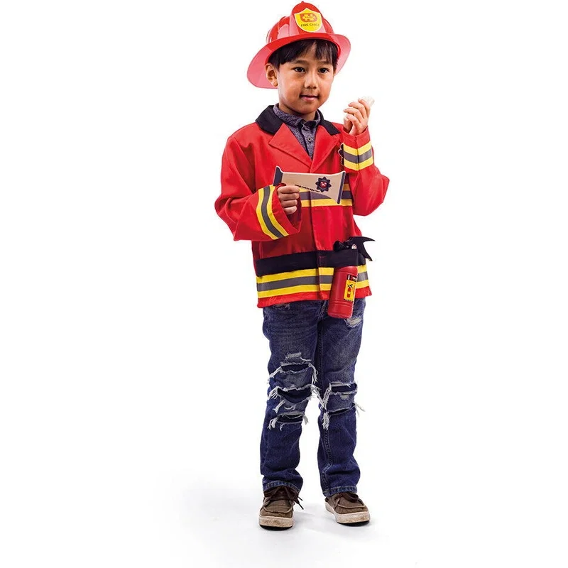 Set costum si accesorii pompier (3-5 ani) BIGJIGS Toys [1]