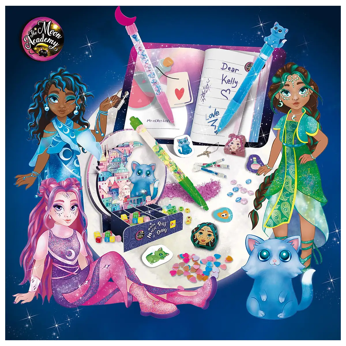 Set creativ - Carioci magice si jurnal - The Moon Academy LISCIANI 7 ani+ [2]
