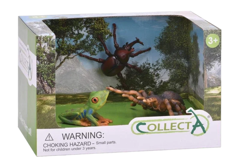 Set De 3 Figurine Nevertebrate Pictate Manual Collecta 3 ani + [1]
