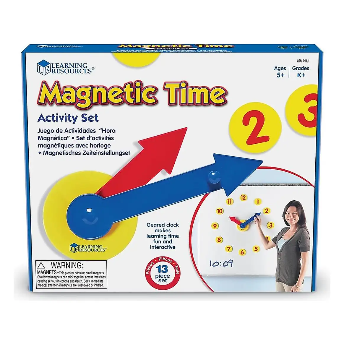 Set de activitati cu ceas Learning Resources 9 ani [3]