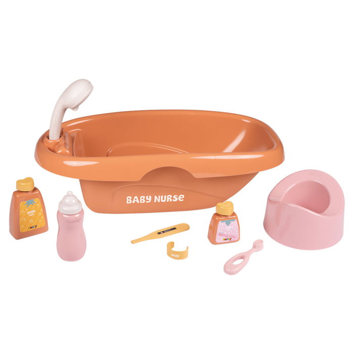 Set de baie pentru papusa Smoby Baby Nurse Bath cu 8 accesorii 3 ani [1]