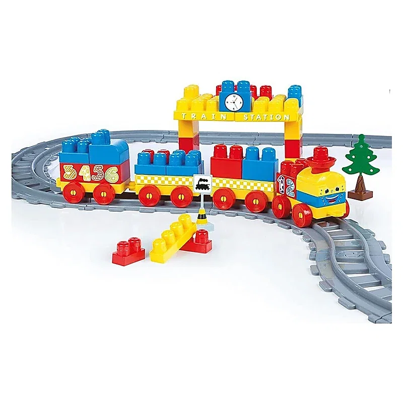 Set de constructii cu trenulet - 89 piese DOLU 18 luni+ [2]