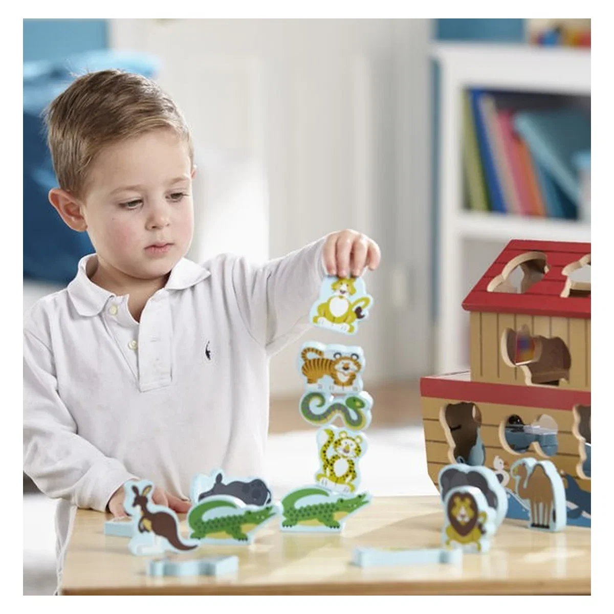 Set de joaca din lemn Arca lui Noe Melissa and Doug 26 ani [3]