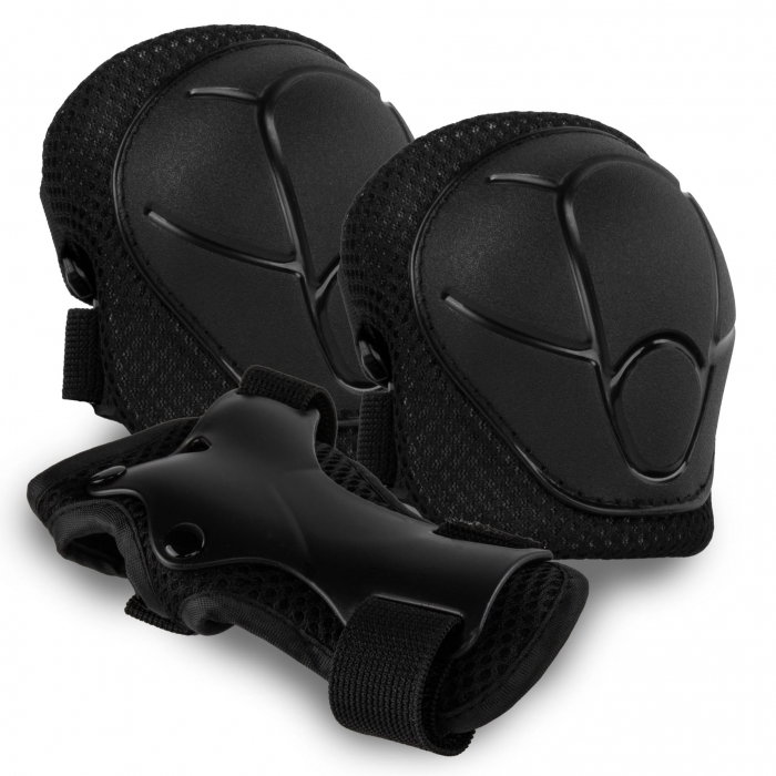 Set de protectie , cotiere si genunchiere, marimea S, Kidwell TRIX - Black [1]