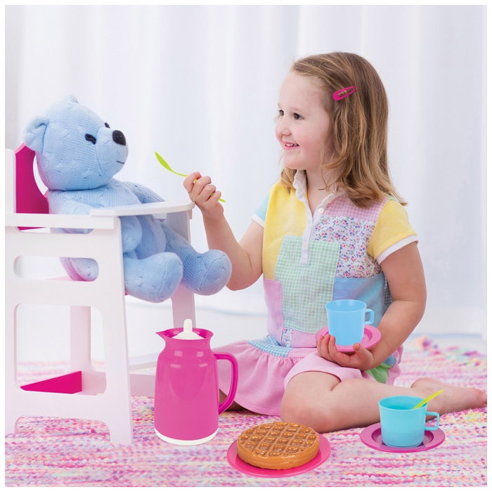 Set de servit ceaiul Pilsan Hamarat Two-Tier Tea pink 3 ani + [4]
