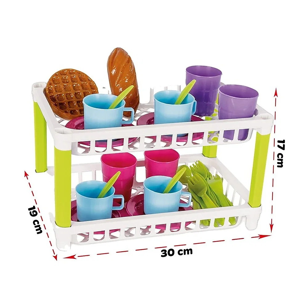 Set de servit ceaiul Pilsan Hamarat Two-Tier Tea pink 3 ani + [3]