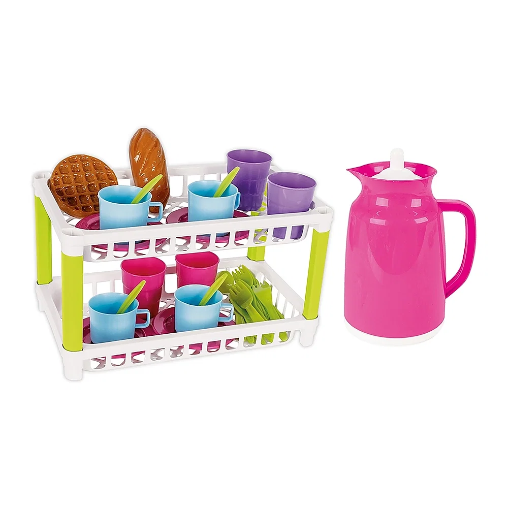 Set de servit ceaiul Pilsan Hamarat Two-Tier Tea pink 3 ani + [1]