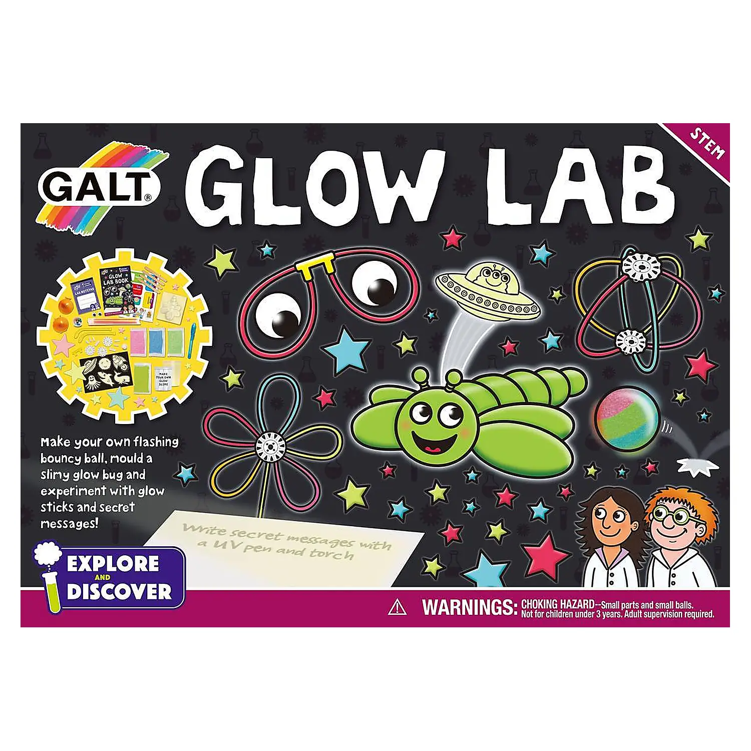 Set experimente - Glow lab Galt 6 ani+ [1]