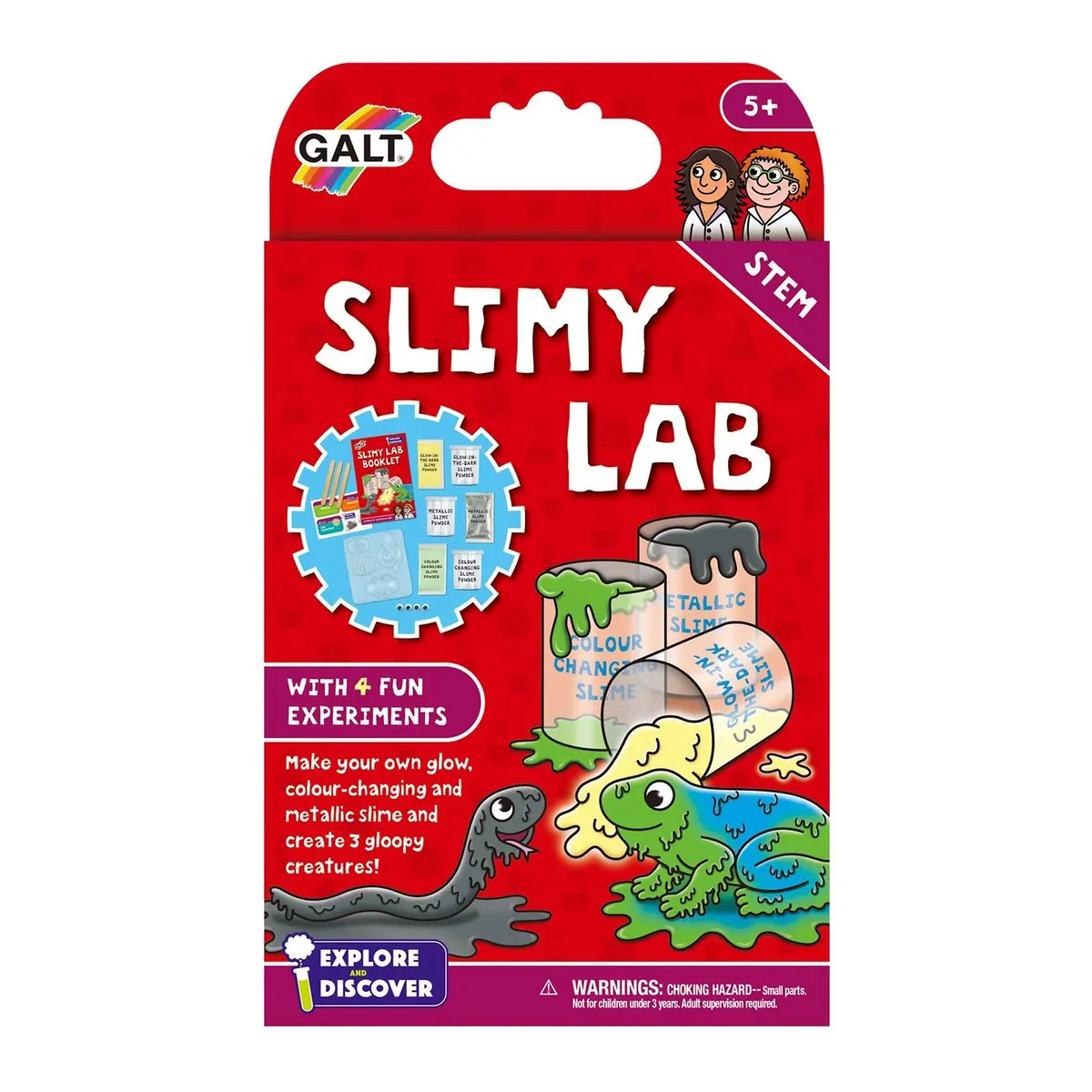 Set experimente - Slimy Lab Galt 5 ani+ [3]