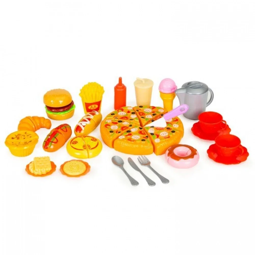 Set Fast Food , 42 elemente, Ecotoys 3 ani+ [2]