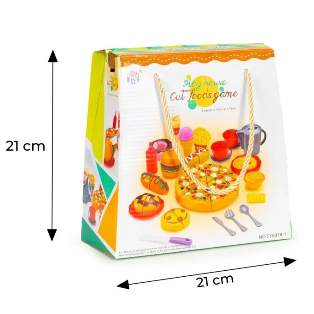 Set Fast Food , 42 elemente, Ecotoys 3 ani+ [5]