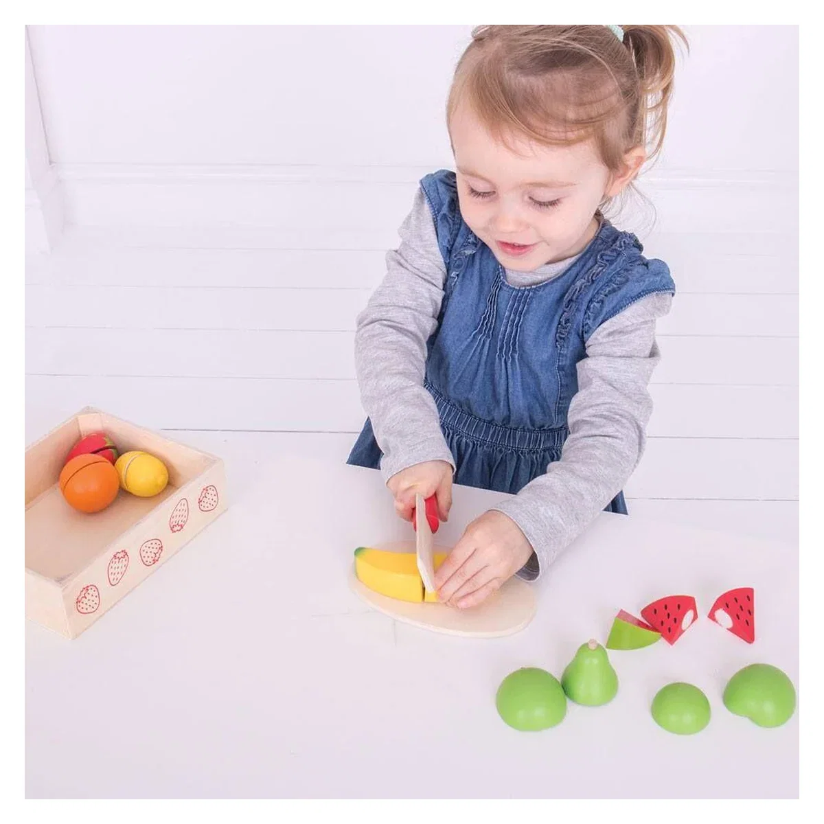 Set fructe feliate BIGJIGS Toys 18 luni+ [2]