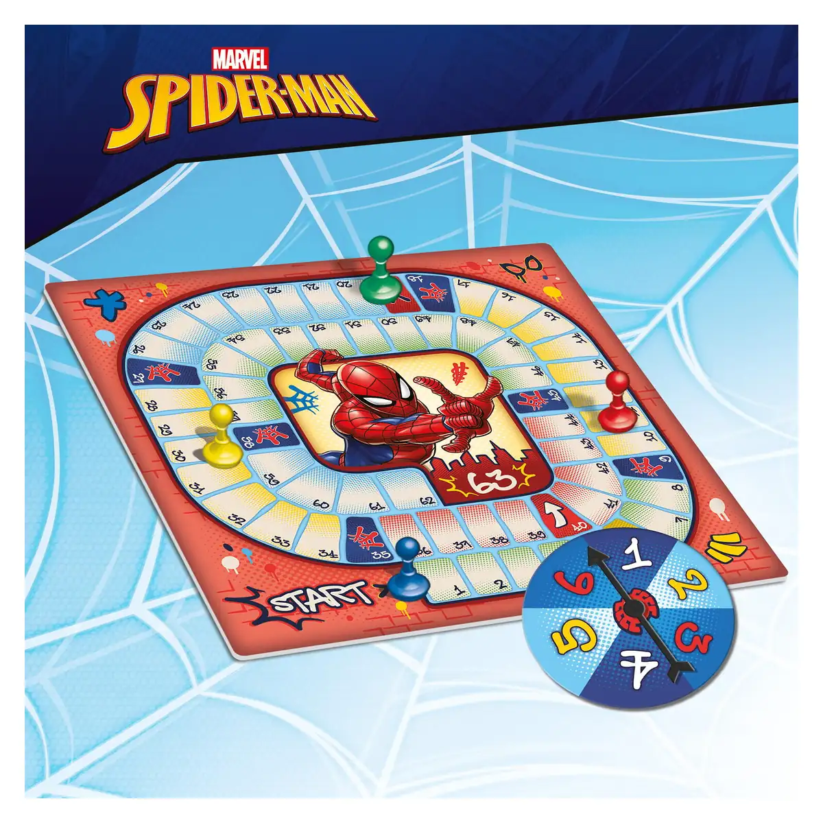 Set jocuri cu ghiozdanel - Spiderman LISCIANI 4 ani+ [3]