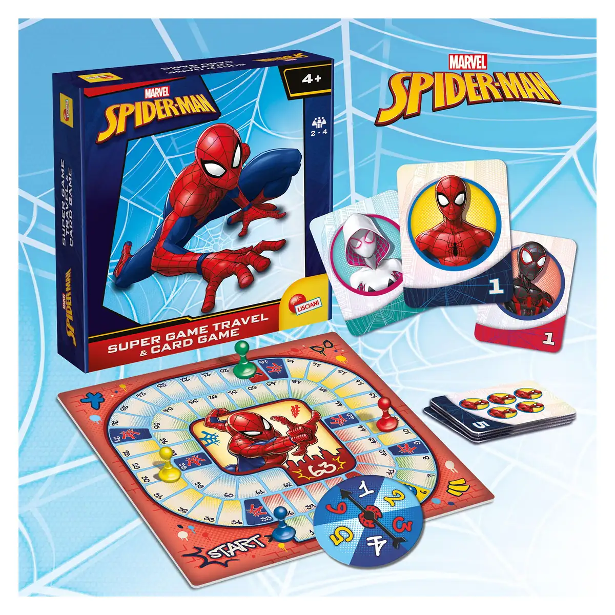 Set jocuri cu ghiozdanel - Spiderman LISCIANI 4 ani+ [4]