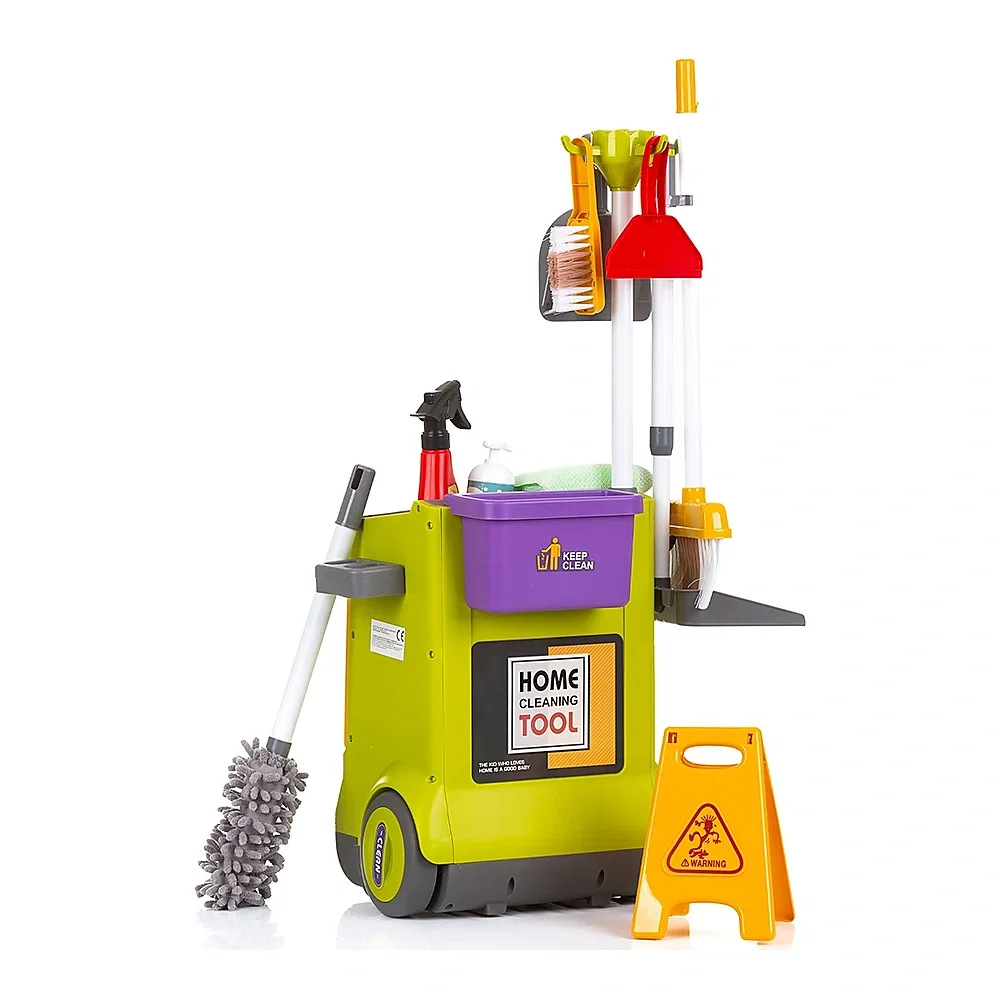 Set jucarie Chipolino Cleaning Trolley cu 16 accesorii 3 ani [2]