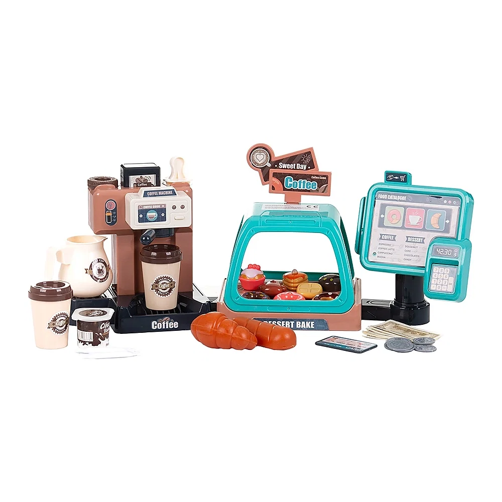 Set jucarie Chipolino Coffee Machine cu lumini, sunete si 41 accesorii 3 ani [1]