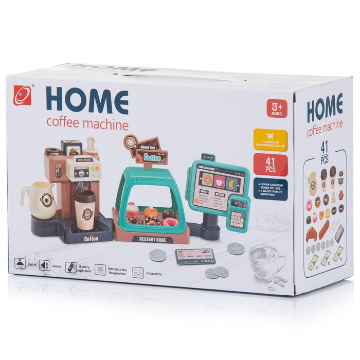 Set jucarie Chipolino Coffee Machine cu lumini, sunete si 41 accesorii 3 ani [7]