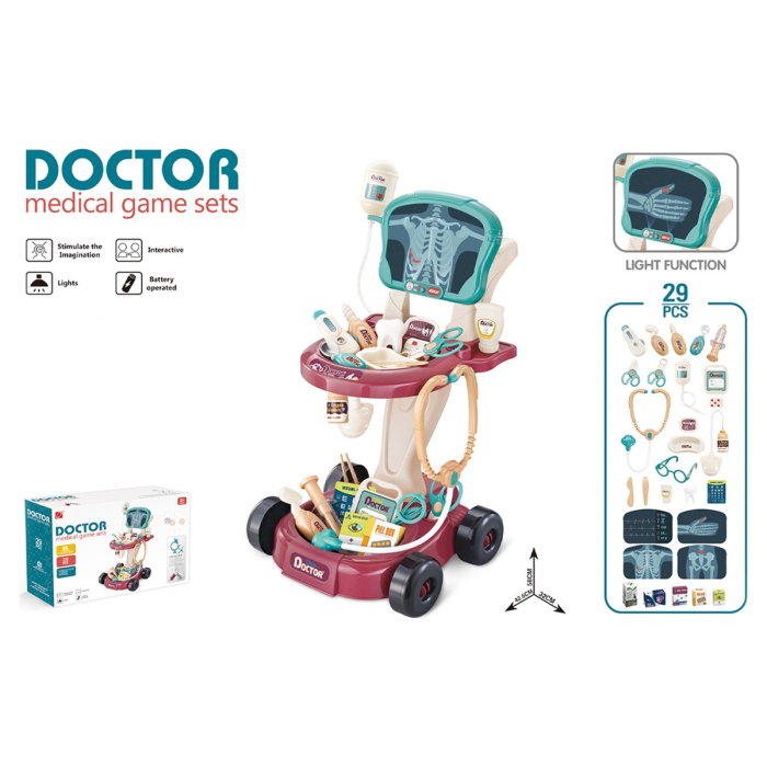 Set jucarie Chipolino Doctor cu lumini si 29 accesorii 3 ani [9]