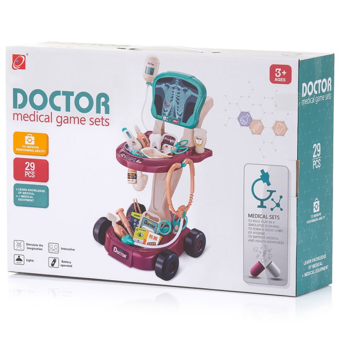 Set jucarie Chipolino Doctor cu lumini si 29 accesorii 3 ani [10]