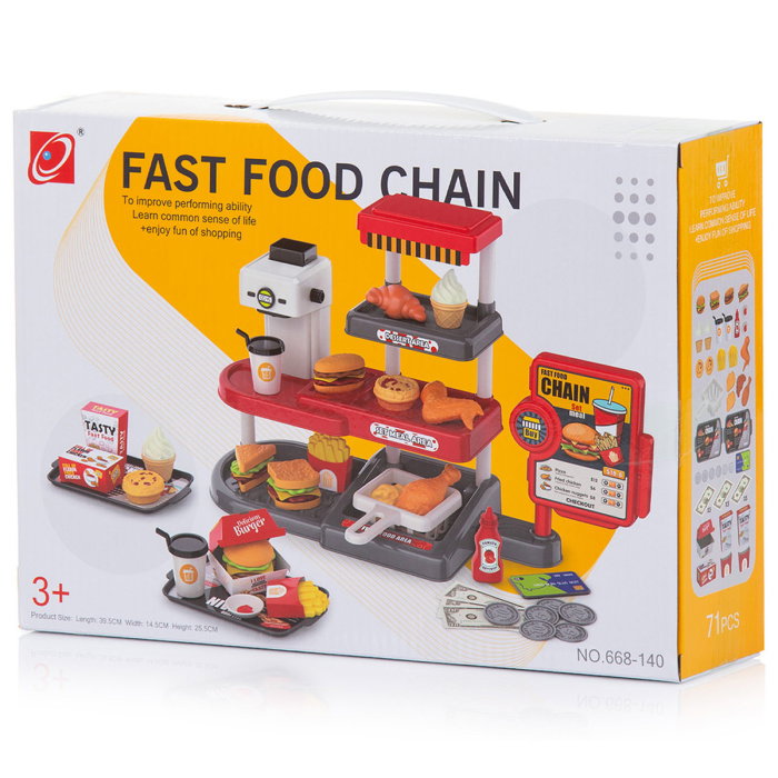 Set jucarie Chipolino Fast Food cu sunete si 71 accesorii [8]