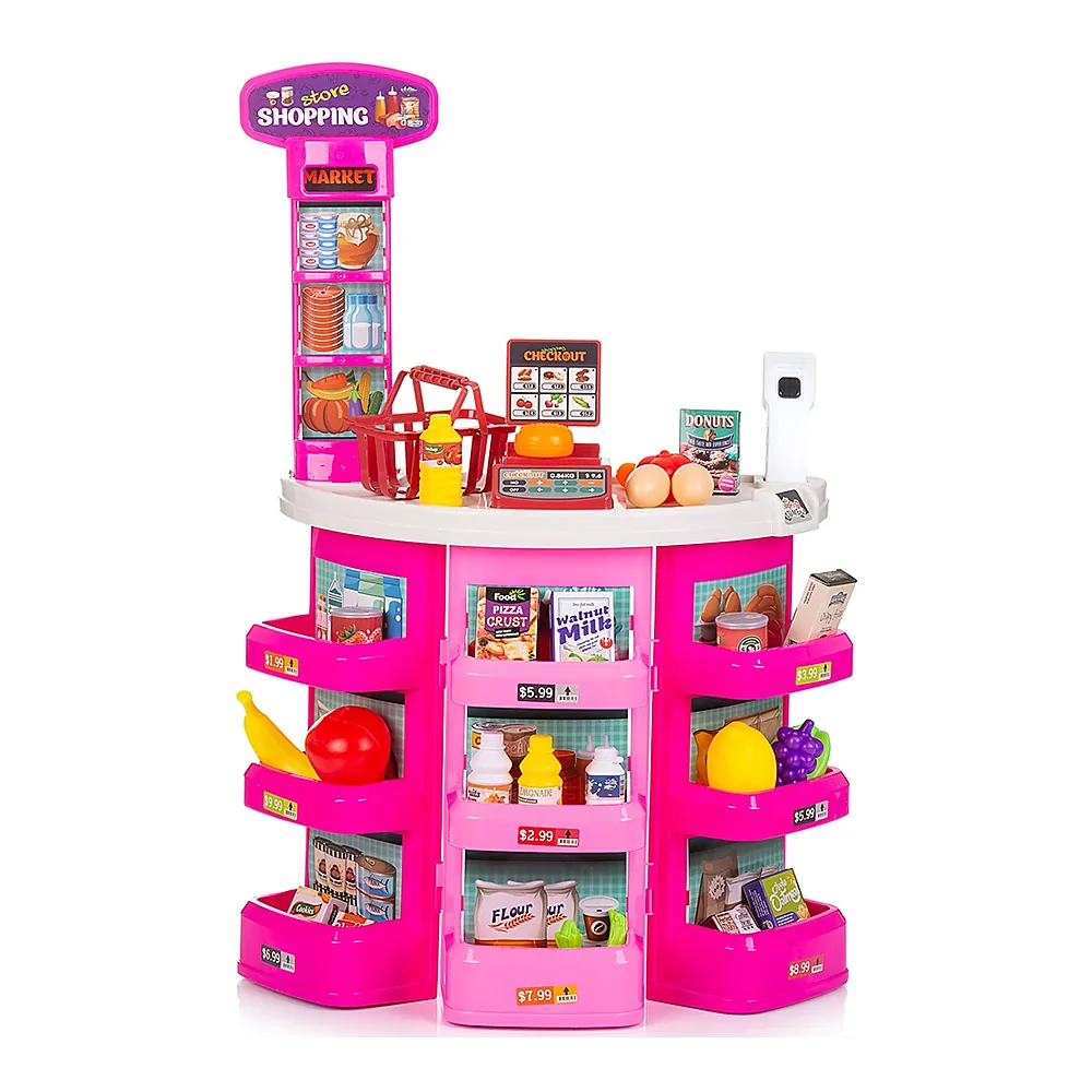 Set jucarie Chipolino Supermarket 78 cm cu lumini, sunete si 76 accesorii 3 ani [2]