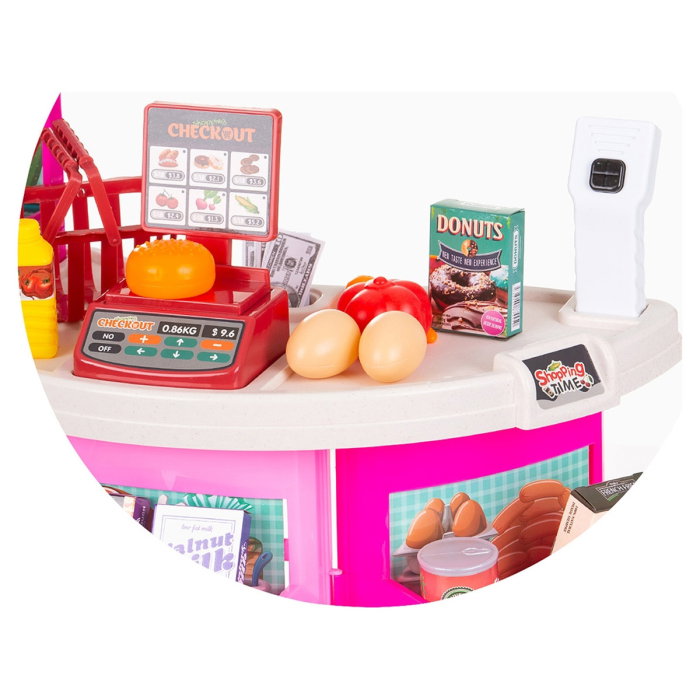 Set jucarie Chipolino Supermarket 78 cm cu lumini, sunete si 76 accesorii 3 ani [10]