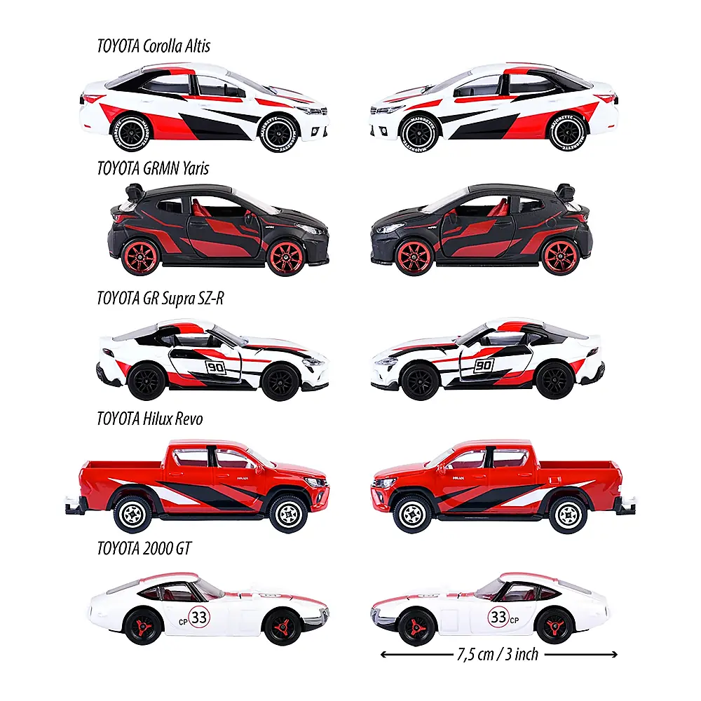 Set Majorette Toyota Racing cu 5 masinute 3 ani [3]
