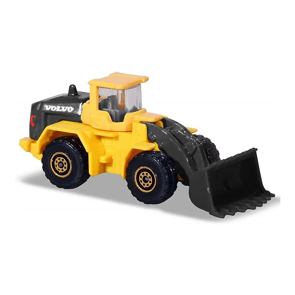 Set Majorette Volvo camion cu remorca, camion basculant, buldozer si excavator 3 ani + [3]