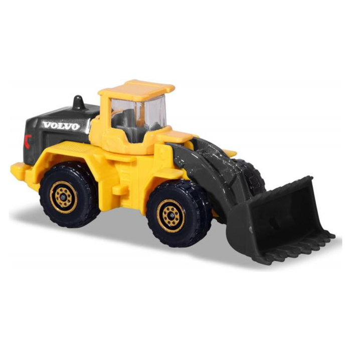 Set Majorette Volvo camion cu remorca, camion basculant, buldozer si excavator 3 ani + [3]
