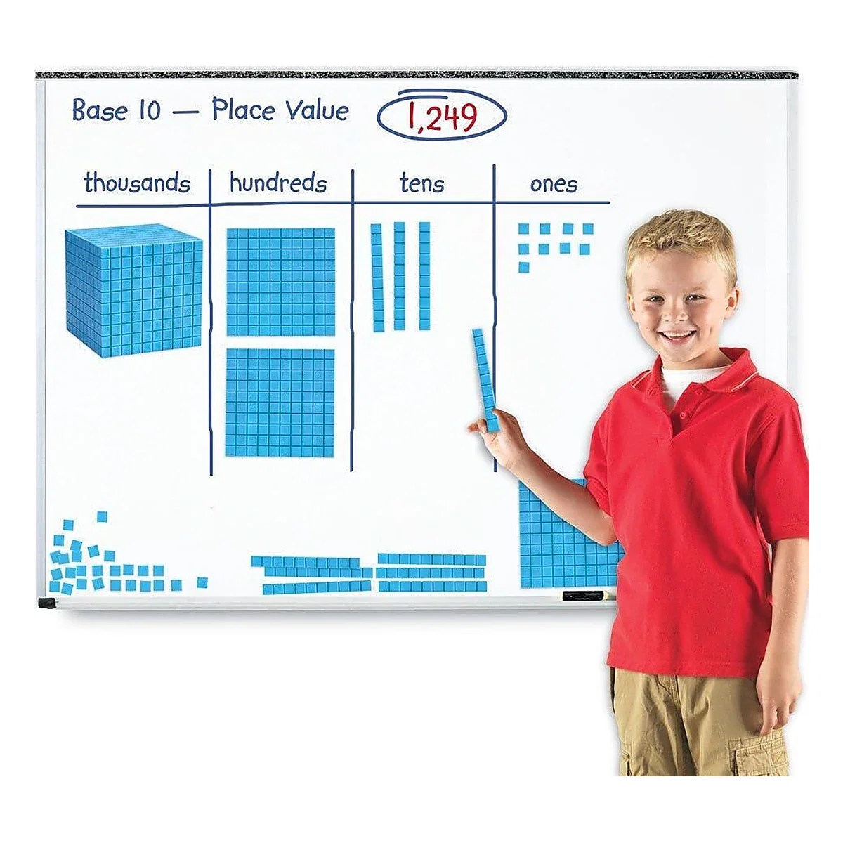 Set matematic magnetic - Modele in baza 10 Learning Resources 10 ani [1]