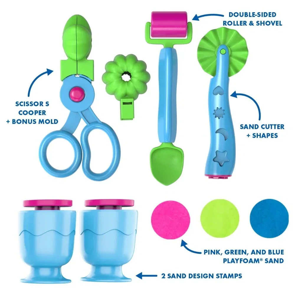 Set nisip kinetic cu accesorii - Playfoam™ Educational Insights 3 ani+ [2]
