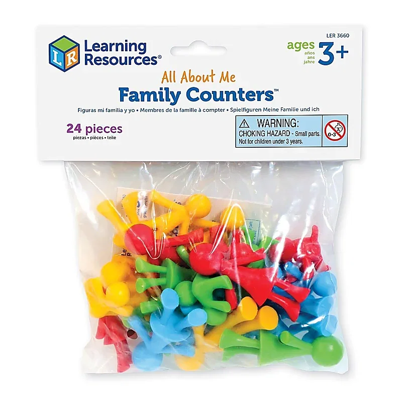 Set pentru sortat si numarat - Familia mea Learning Resources 7 ani [2]