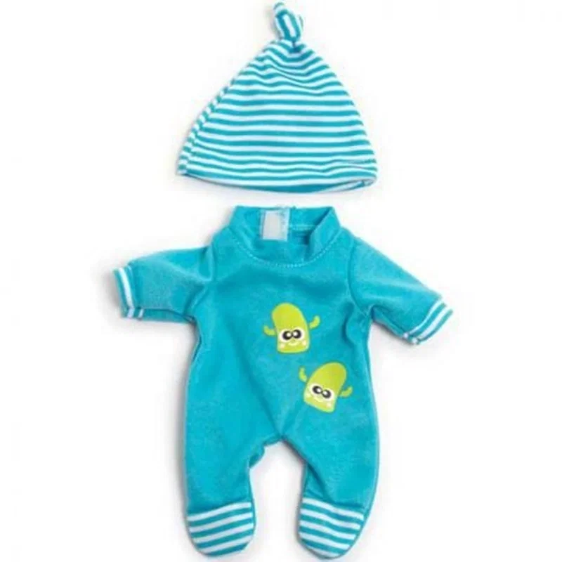 Set pijama si caciulita pentru papusa baiat 21 cm Miniland 10 luni [1]