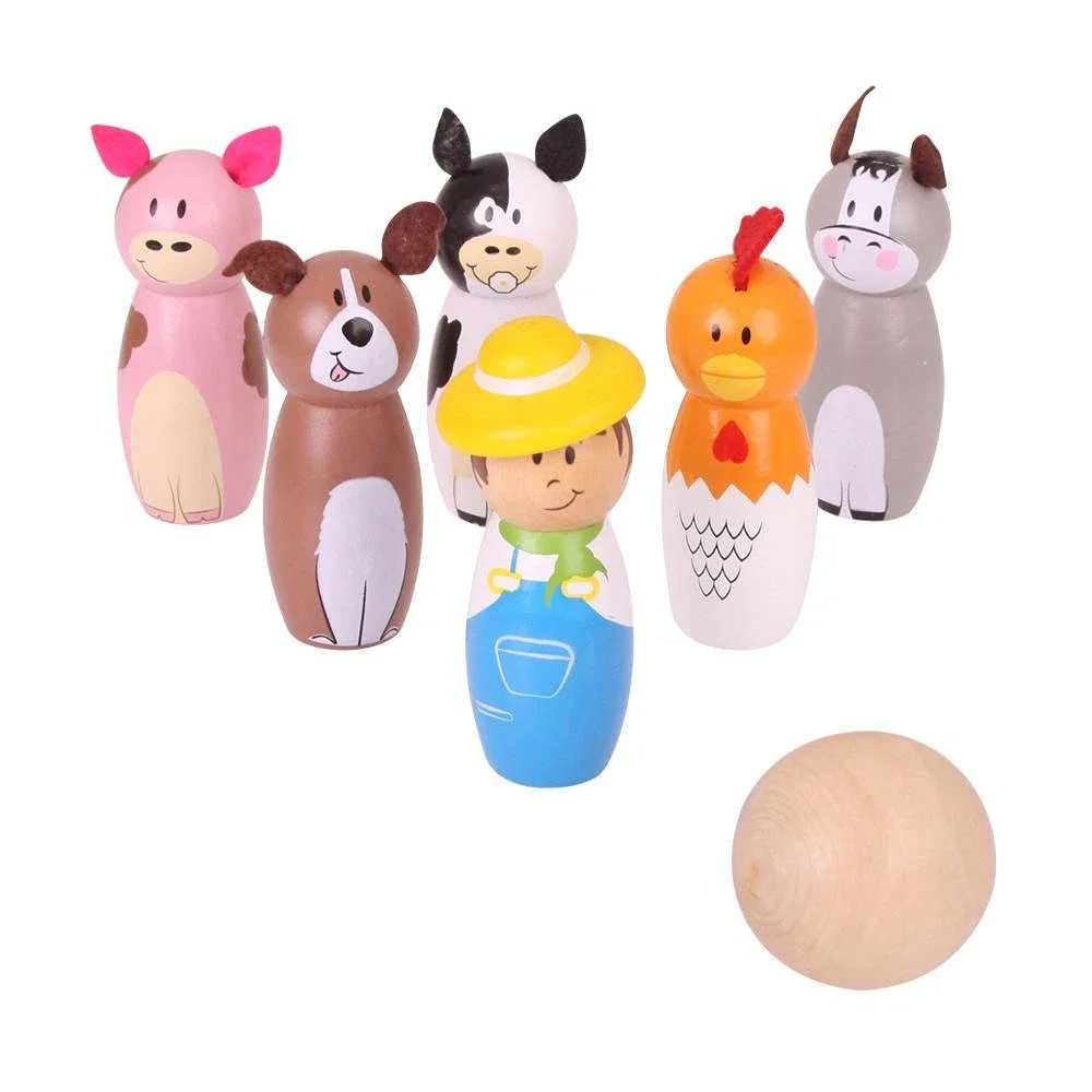 Set popice - Animale de la ferma BIGJIGS Toys 2 ani+ [1]