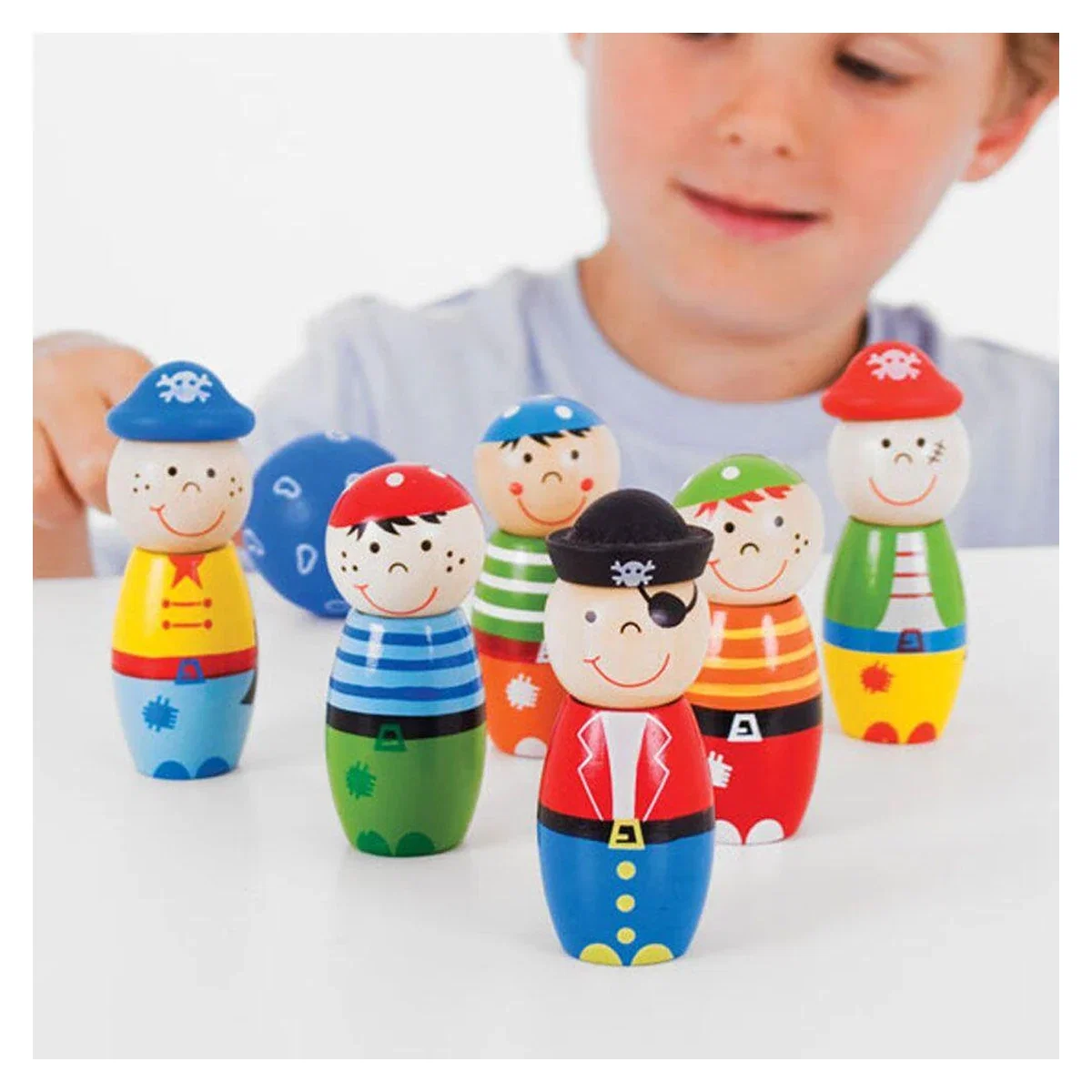 Set popice - Pirati BIGJIGS Toys 2 ani+ [8]