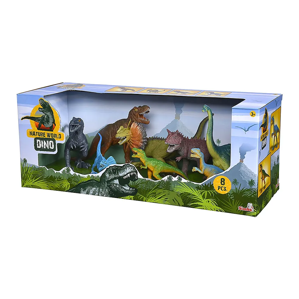 Set Simba Big Dino cu 8 dinozauri 3 ani + [2]