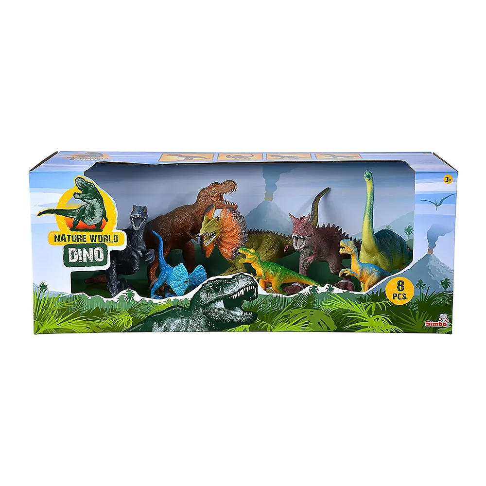 Set Simba Big Dino cu 8 dinozauri 3 ani + [3]
