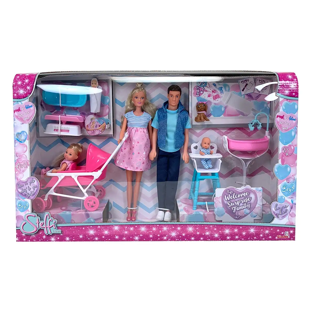 Set Simba Steffi Love Welcom Surprise Family 3 ani + [6]