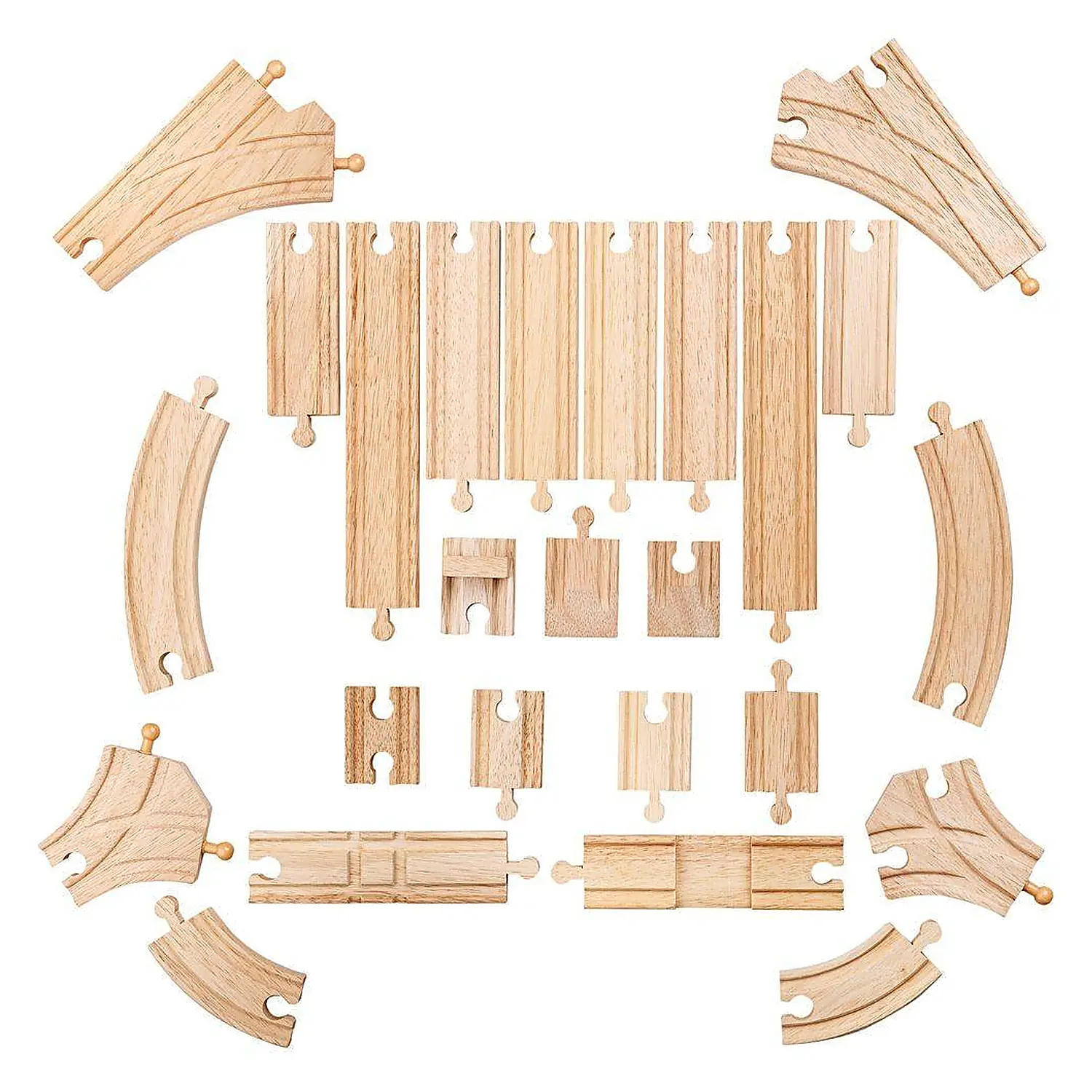 Set sine pentru circuit feroviar BIGJIGS Toys 3 ani+ [1]