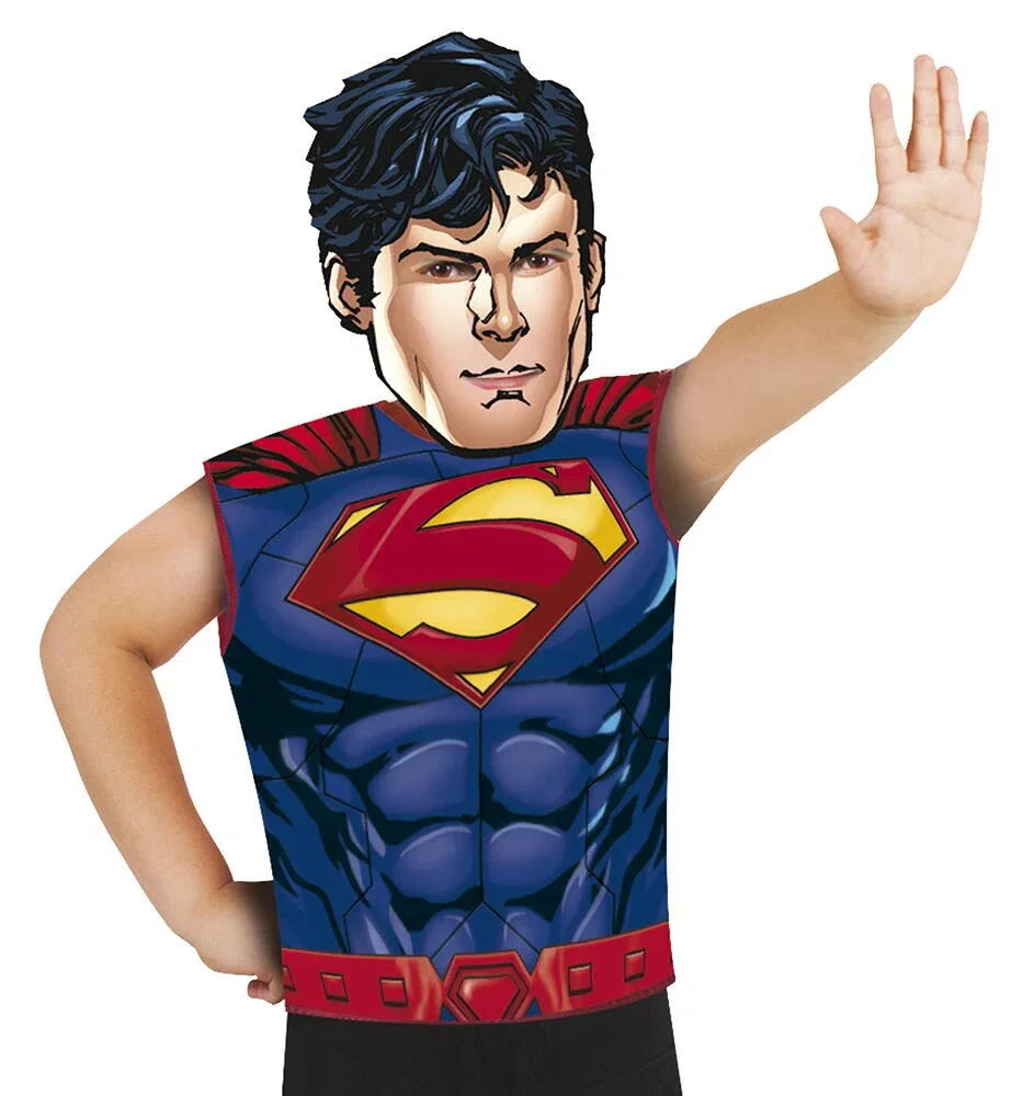 Set Superman - Masca & tricou fara maneci Rubies 6 ani [1]