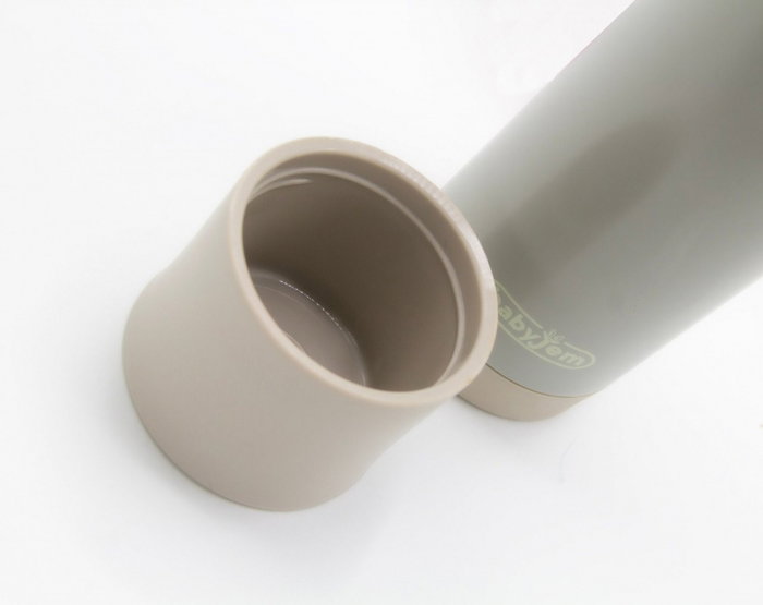 Sticla termos din otel inoxidabil, Crem,BabyJem, 400 ml 4 luni+ [2]