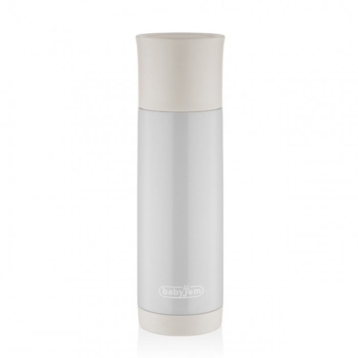Sticla termos din otel inoxidabil, Crem,BabyJem, 400 ml 4 luni+ [1]