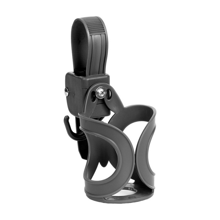 Suport universal pentru pahar si carlig de geanta pentru carucioare Chipolino, Negru [1]