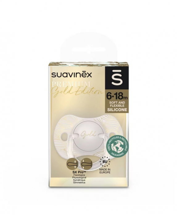 Suzetă fiziologică SX Pro din silicon 6-18 luni Suavinex [4]