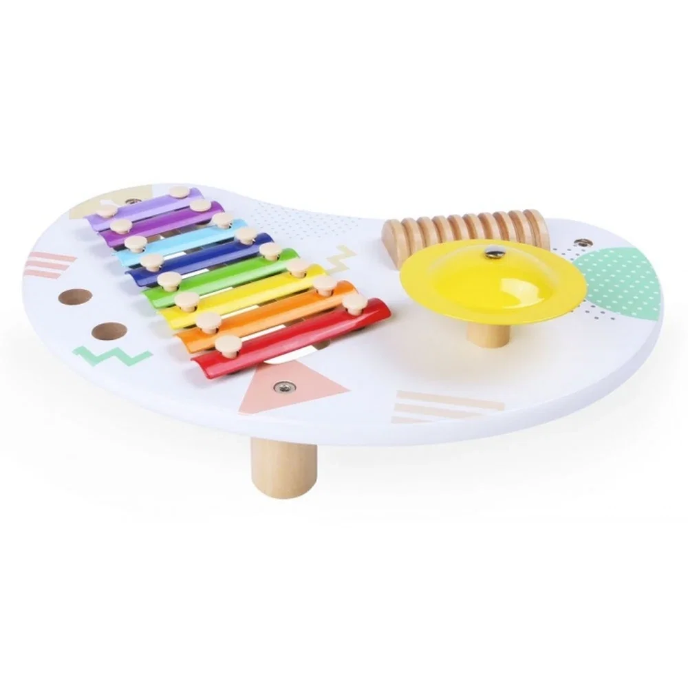 Tabla din lemn cu 3 instrumente Ecotoys 18 luni+ [3]